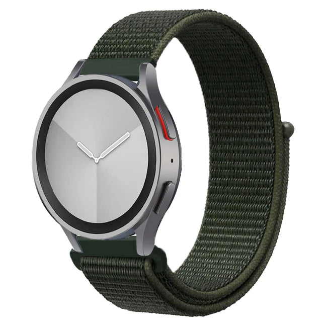 Nylon loop Band For Samsung Galaxy Watch 6/5/pro/4/Classic/active 2 43-47-40-44mm 20mm/22mm sport bracelet huawei gt 2/e/3 strap
