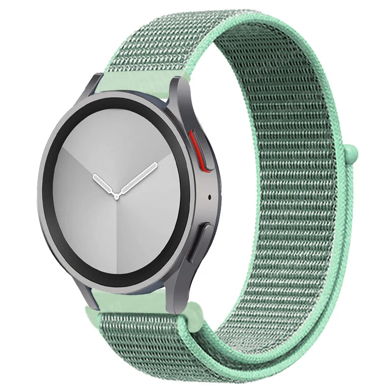 Nylon loop Band For Samsung Galaxy Watch 6/5/pro/4/Classic/active 2 43-47-40-44mm 20mm/22mm sport bracelet huawei gt 2/e/3 strap