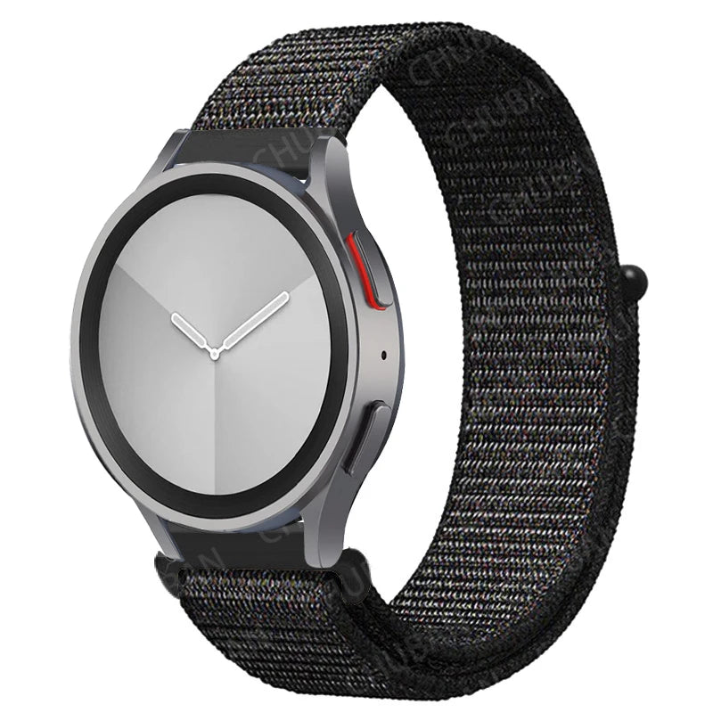 Nylon loop Band For Samsung Galaxy Watch 6/5/pro/4/Classic/active 2 43-47-40-44mm 20mm/22mm sport bracelet huawei gt 2/e/3 strap