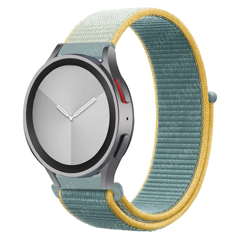 Nylon loop Band For Samsung Galaxy Watch 6/5/pro/4/Classic/active 2 43-47-40-44mm 20mm/22mm sport bracelet huawei gt 2/e/3 strap