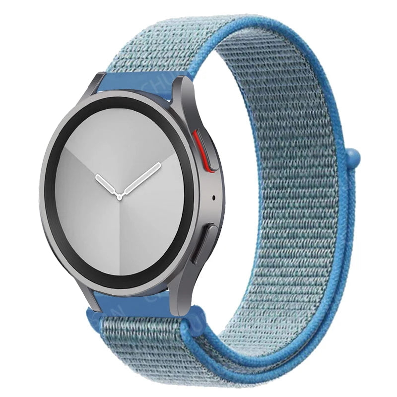 Nylon loop Band For Samsung Galaxy Watch 6/5/pro/4/Classic/active 2 43-47-40-44mm 20mm/22mm sport bracelet huawei gt 2/e/3 strap