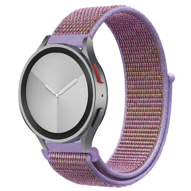 Nylon loop Band For Samsung Galaxy Watch 6/5/pro/4/Classic/active 2 43-47-40-44mm 20mm/22mm sport bracelet huawei gt 2/e/3 strap