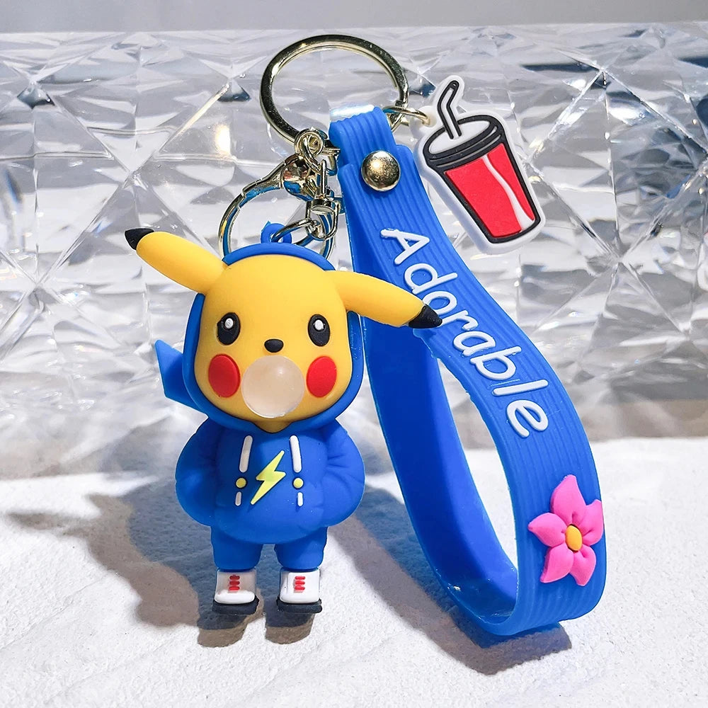 Pokemon Keychain Pikachu Pendant