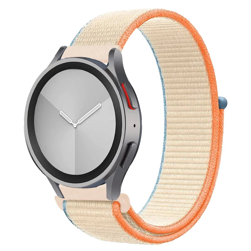 Nylon loop Band For Samsung Galaxy Watch 6/5/pro/4/Classic/active 2 43-47-40-44mm 20mm/22mm sport bracelet huawei gt 2/e/3 strap