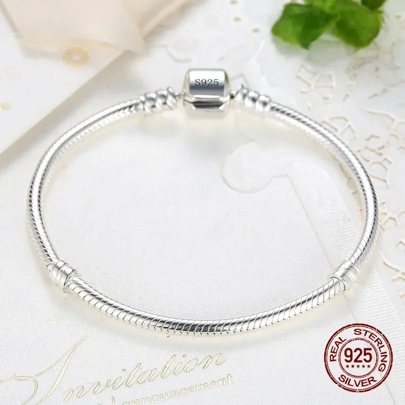 925 Sterling Silver  Bracelet Snake