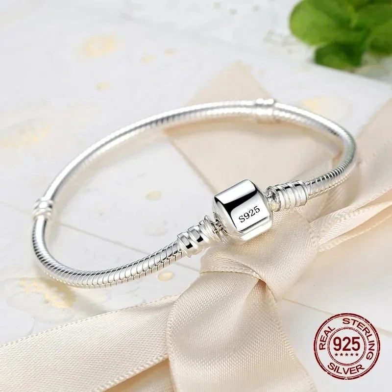 925 Sterling Silver  Bracelet Snake