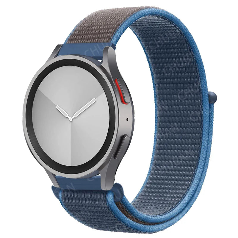 Nylon loop Band For Samsung Galaxy Watch 6/5/pro/4/Classic/active 2 43-47-40-44mm 20mm/22mm sport bracelet huawei gt 2/e/3 strap