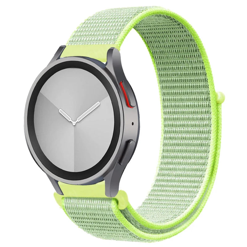 Nylon loop Band For Samsung Galaxy Watch 6/5/pro/4/Classic/active 2 43-47-40-44mm 20mm/22mm sport bracelet huawei gt 2/e/3 strap
