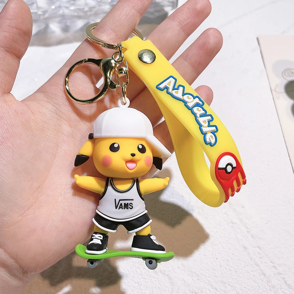 Pokemon Keychain Pikachu Pendant