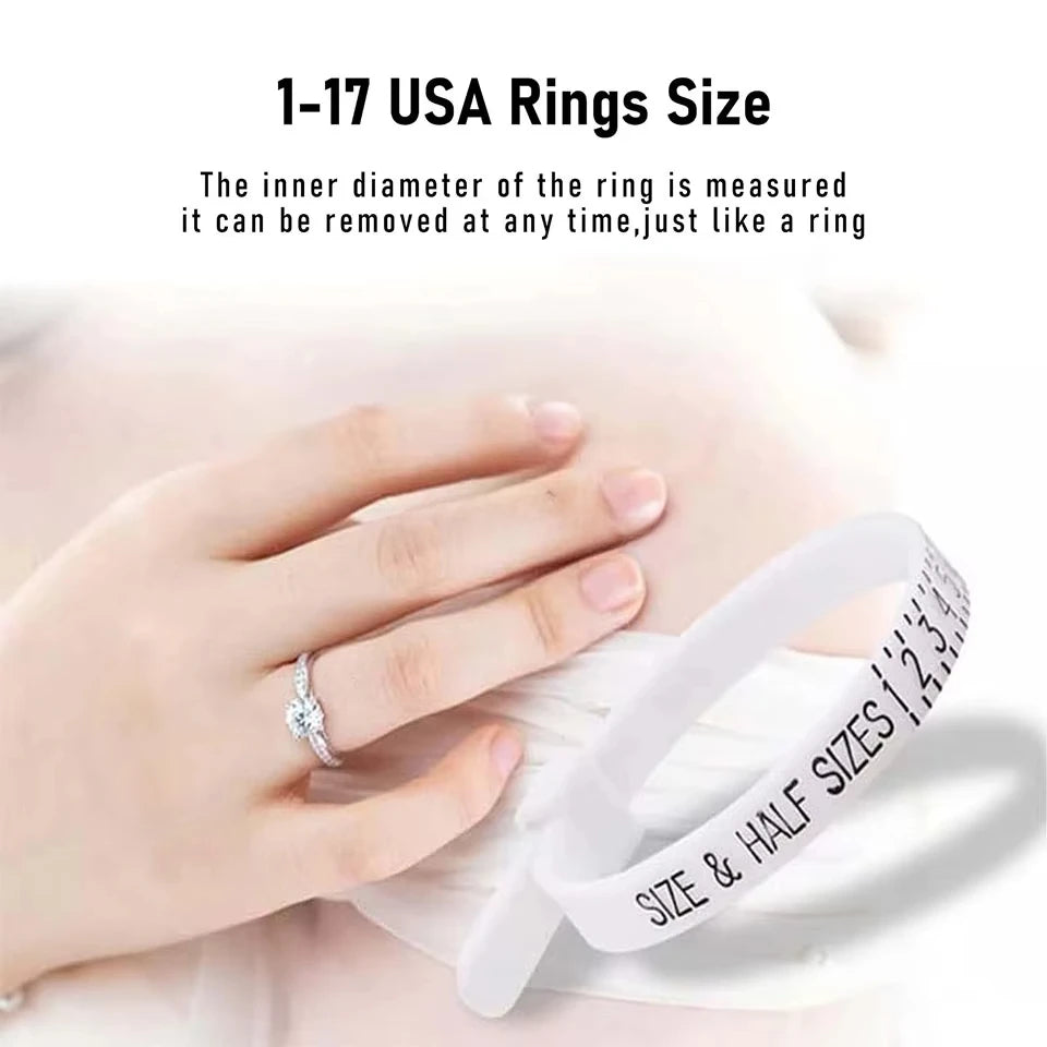 1-17 US Size Ring Sizer Measuring Set Finger