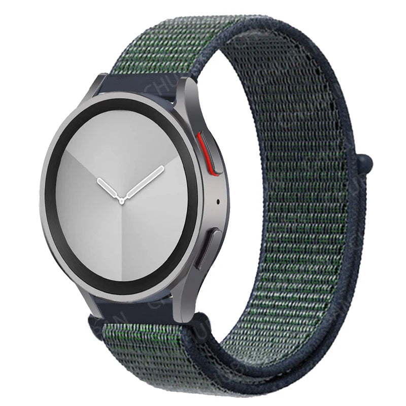 Nylon loop Band For Samsung Galaxy Watch 6/5/pro/4/Classic/active 2 43-47-40-44mm 20mm/22mm sport bracelet huawei gt 2/e/3 strap