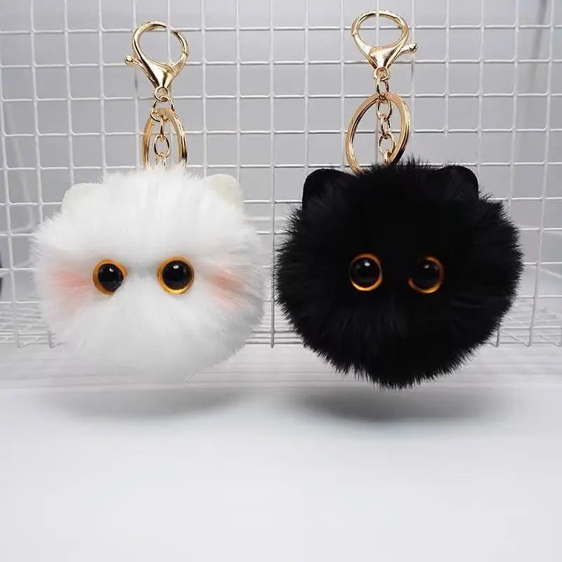 Cute Plush Cat  Pendant  Key Chain