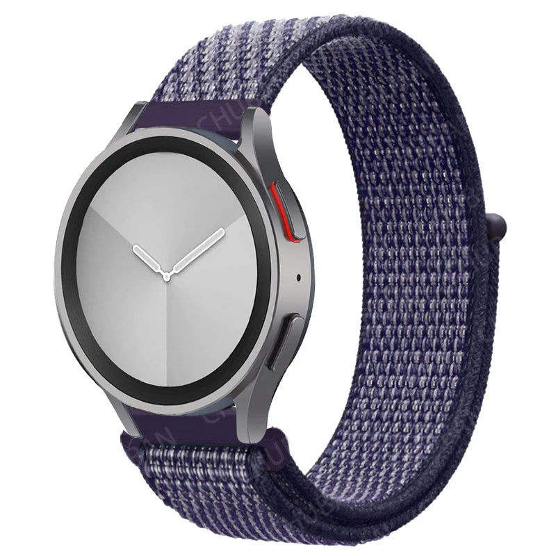 Nylon loop Band For Samsung Galaxy Watch 6/5/pro/4/Classic/active 2 43-47-40-44mm 20mm/22mm sport bracelet huawei gt 2/e/3 strap