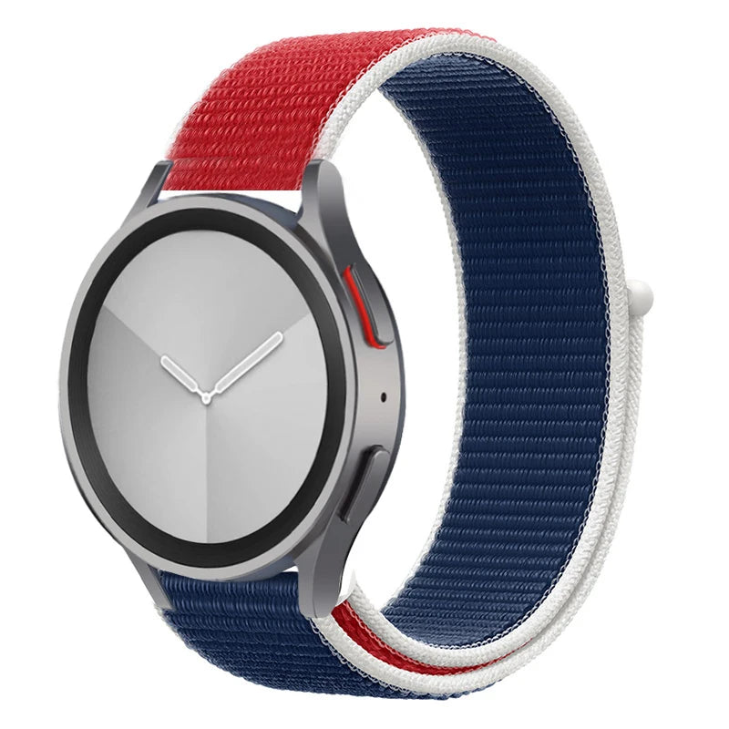 Nylon loop Band For Samsung Galaxy Watch 6/5/pro/4/Classic/active 2 43-47-40-44mm 20mm/22mm sport bracelet huawei gt 2/e/3 strap