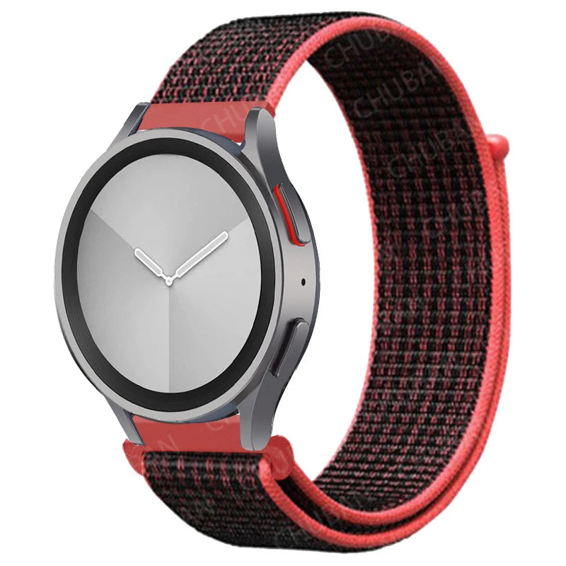 Nylon loop Band For Samsung Galaxy Watch 6/5/pro/4/Classic/active 2 43-47-40-44mm 20mm/22mm sport bracelet huawei gt 2/e/3 strap