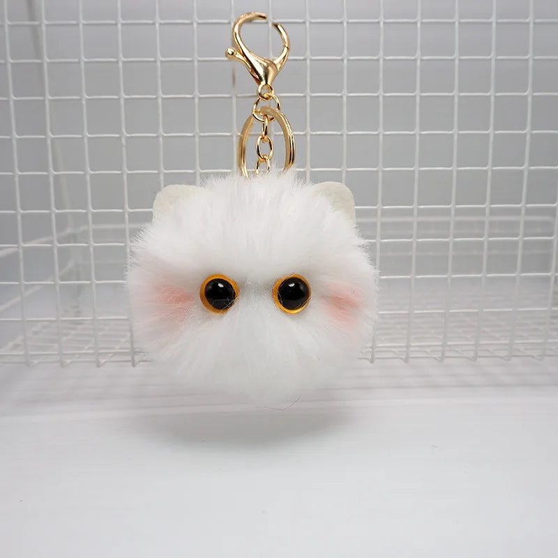 Cute Plush Cat  Pendant  Key Chain