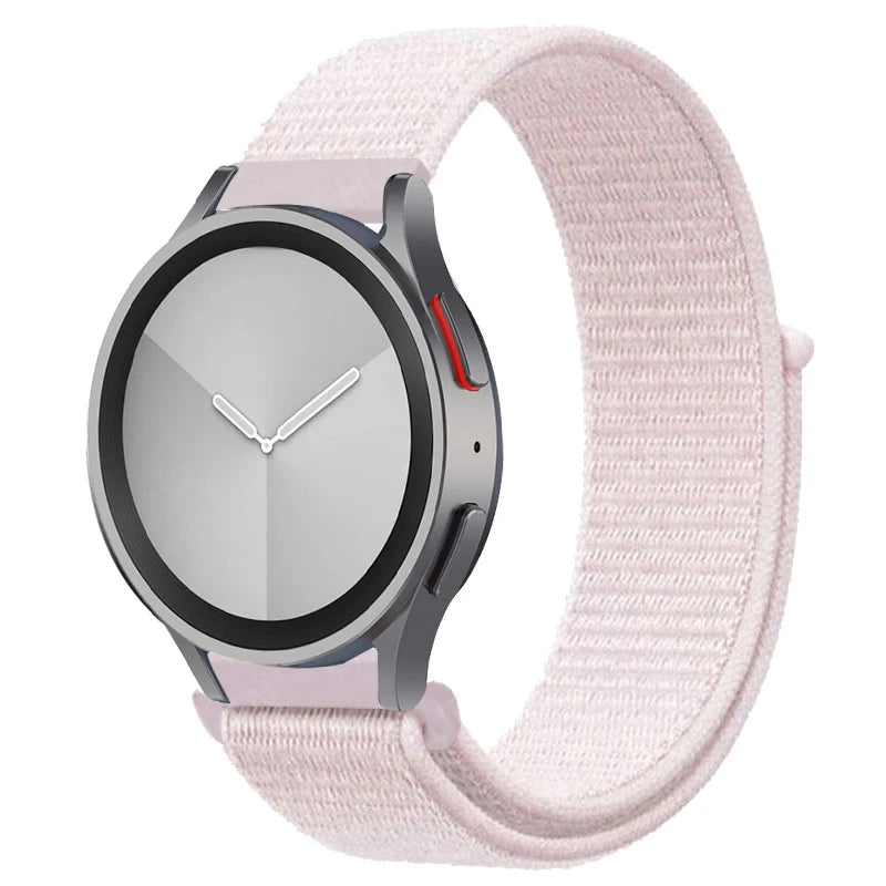 Nylon loop Band For Samsung Galaxy Watch 6/5/pro/4/Classic/active 2 43-47-40-44mm 20mm/22mm sport bracelet huawei gt 2/e/3 strap