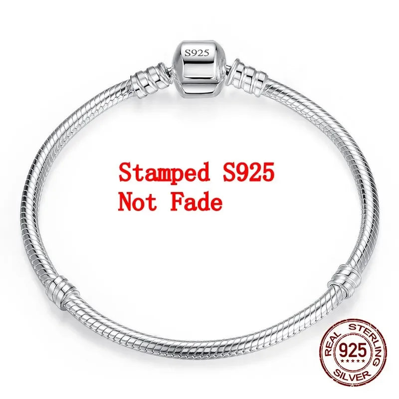 925 Sterling Silver  Bracelet Snake