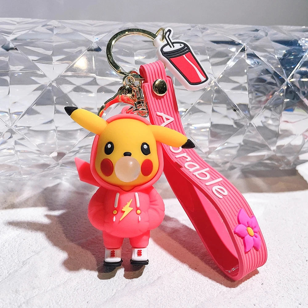 Pokemon Keychain Pikachu Pendant