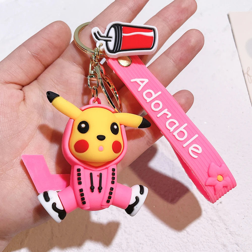 Pokemon Keychain Pikachu Pendant