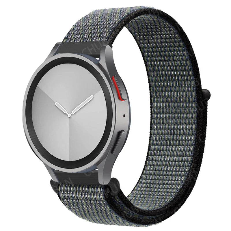 Nylon loop Band For Samsung Galaxy Watch 6/5/pro/4/Classic/active 2 43-47-40-44mm 20mm/22mm sport bracelet huawei gt 2/e/3 strap